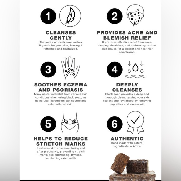 Black Soap All Purpose Cleanser/Body Wash/Shampoo - Picture 9 of 11